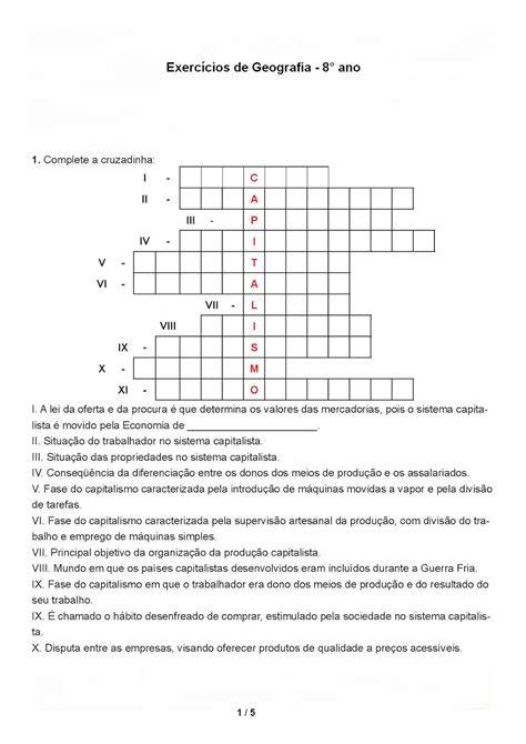 Caça Palavras Geografia 7 Ano