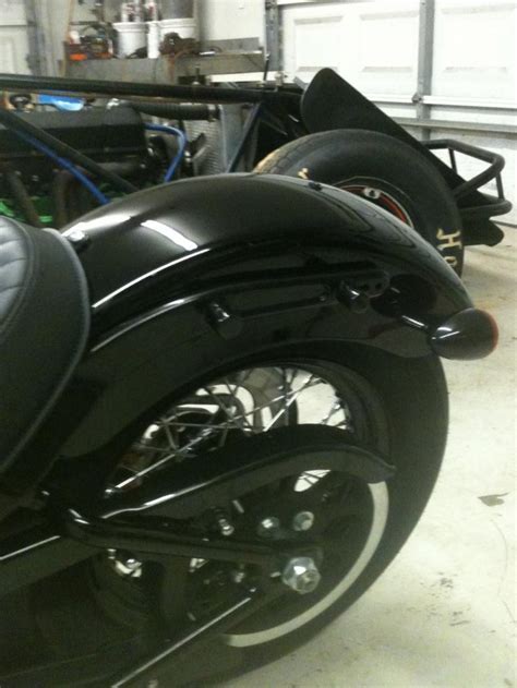 Anyone have any thoughts or experience? Lowered rear fender softail slim - Harley Davidson Forums