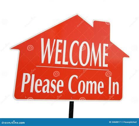Welcome Please Come In Sign