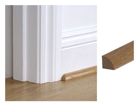 This includes waterproof laminate floor trim that is ideal for use in rooms that are affected by moisture. Solid oak 19mm x 19mm quadrant - Architectural Joinery