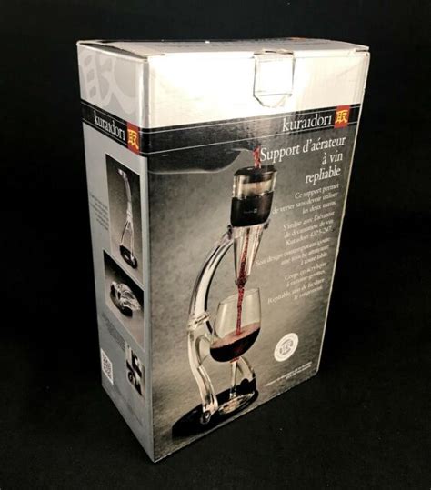 Eloquent Acrylic Kuraidori Foldable Wine Decanter Aerator Stand New In Box Ebay