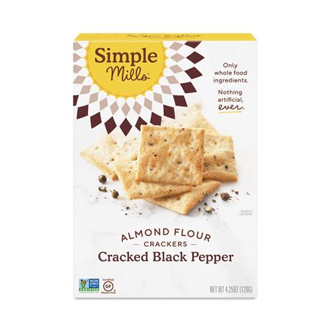These are the best canned wines! Simple Mills Cracked Black Pepper Almond Flour Crackers