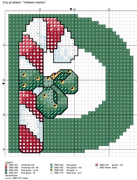 alfabeto natalizio d monogram cross stitch christmas cross stitch cross stitch patterns