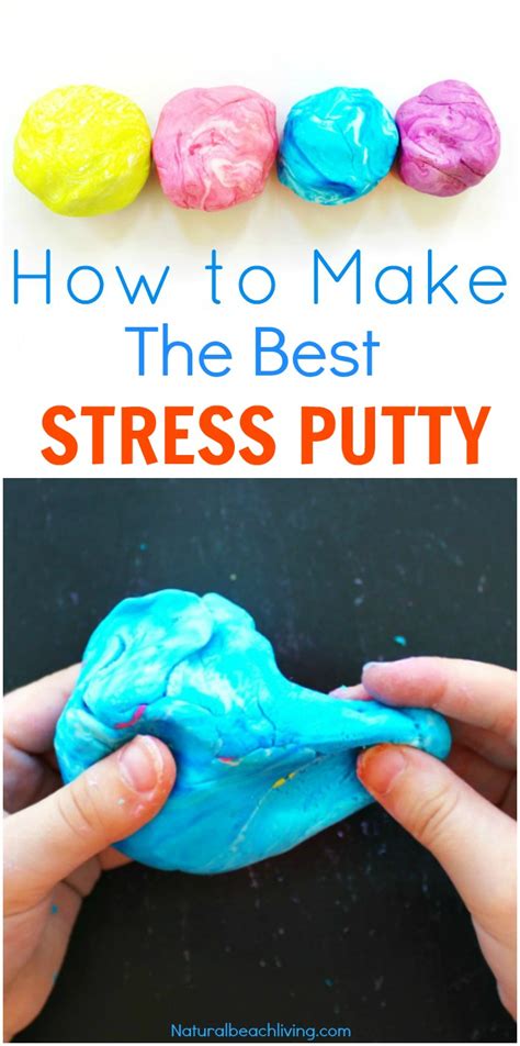 How To Make Putty The Best Stress Putty Recipe Natural Beach Living