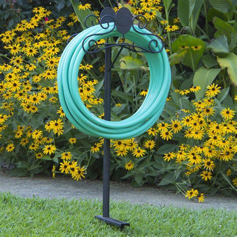 Liberty Garden Products 646 R Steel Decorative Garden Hose Stand Holds