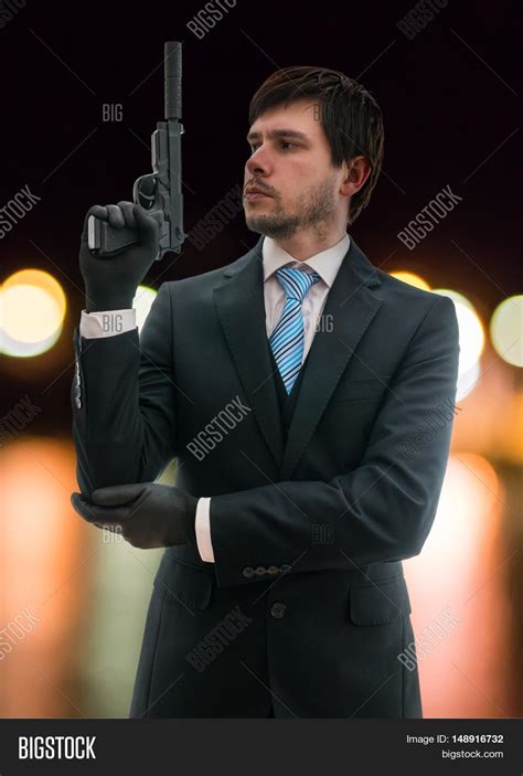 Secret Agent Suit Image And Photo Free Trial Bigstock