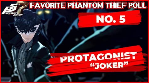 Persona 5 Royal Official Favorite Phantom Thief Poll Results Youtube