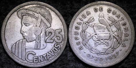 Historia De La Moneda De 25 Centavos De Quetzal En Guatemala Aprende
