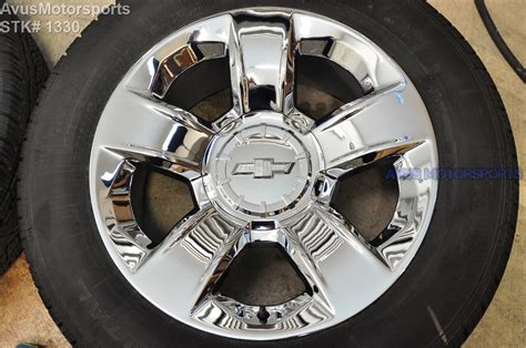 20 Chevrolet Tahoe Oem Factory Chrome Wheel Tire Silverado Sierra
