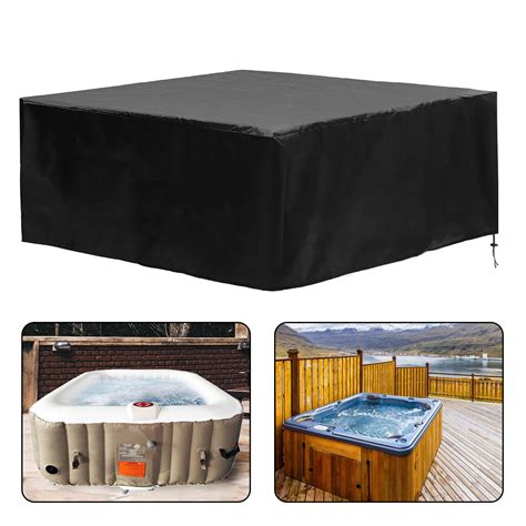 Heavy Duty Waterproof Hot Tub Cover Outdoor Spa Cover Dustproof Anti Uv