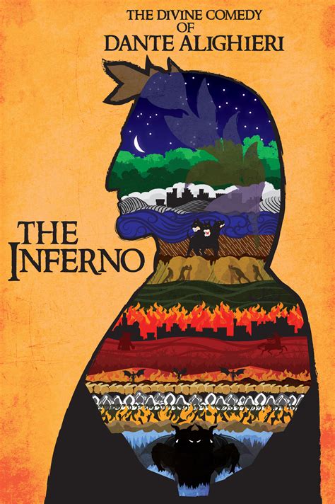 Dantes Inferno Book Cover On Behance