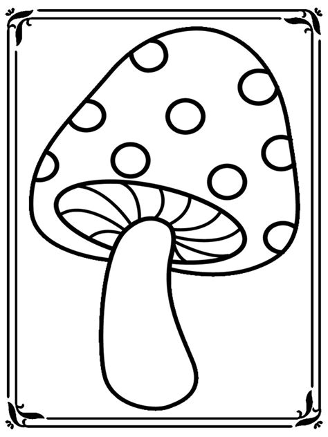 Free Mushroom Coloring Pages at GetDrawings | Free download