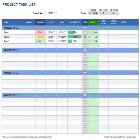 Task List Template Excel Spreadsheet BestTemplatess BestTemplatess