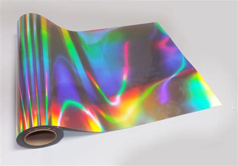 1m roll neo chrome silver holographic iridescent sticky back plastic sign vinyl ebay