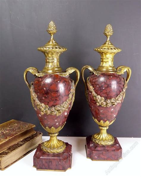 Antiques Atlas Pair Of 19th C Marble Vases