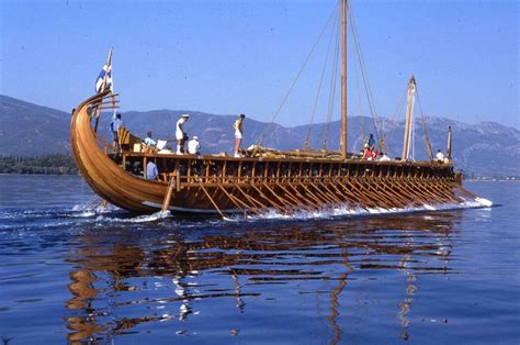 Olympias A Working Model Of The Ancient Greek Trireme Is Planned To