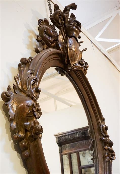 Also, the mirrors have a very beautiful antique look and they present individuals marks of use and history. Hand Carved Antique French Mirror For Sale at 1stdibs