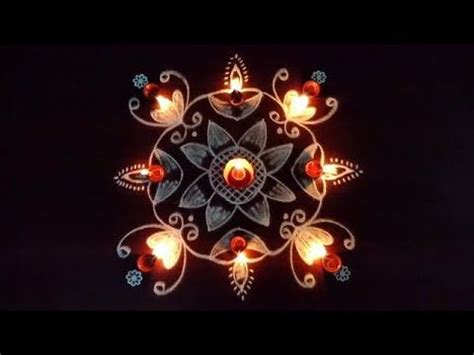 One way to decorate our house is drawing rangoli kolam on the floor in front of the house, but karthigai deepam rangoli kolam is different and gives more lightning to your house, so these karthigai deepam rangoli kolam will help. Karthigai deepam kolam | easy diya rangoli | Simple deepam ...