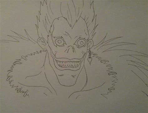 How To Draw Ryuk From Death Note Ryuk Step By Step Tutorial Part 2