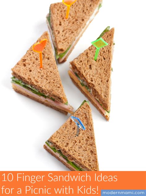 Pack a safe & healthy basket. 10 Finger Sandwich Ideas for a Picnic with Kids! | modernmami™