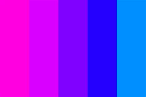 Pink 2 Blue Transitions 1 Color Palette
