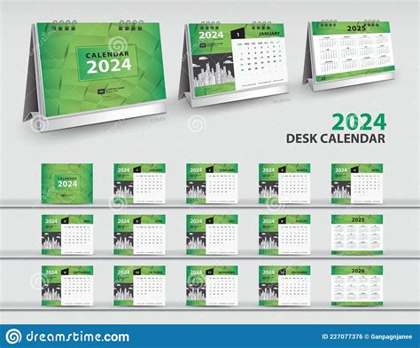Calendar 2023 2024 2025 Year Template 3d Mockup Desk Calendar 2022