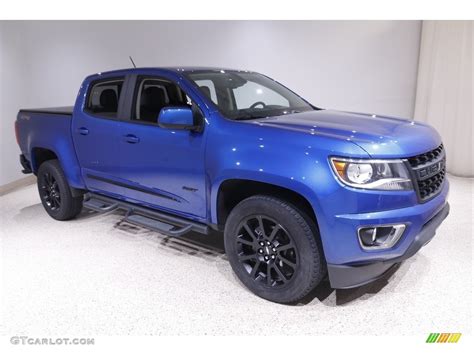 2020 Kinetic Blue Metallic Chevrolet Colorado Lt Crew Cab 4x4