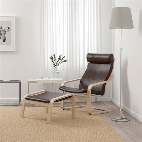Got an ikea armchair, ikea easy chair, or ikea dining chairs? POÄNG Armchair - white stained oak veneer, Glose dark ...