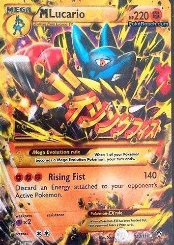 It now mega evolves into mega lucario before performing the attack. M Lucario EX 113/111 Furious Fists MEGA SECRET - Cards Outlet