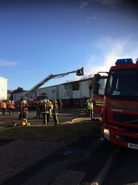 Watch Severe Brierley Hill Factory Blaze Tackled By Dozens Of