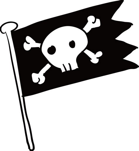 Piracy Flag Jolly Roger - Pirate flag png download - 823*892 - Free png image
