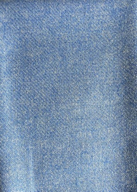 Plain Blue Harris Tweed Collar - Buckle » The Dog Company