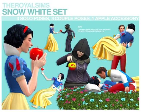 Theroyalsims Snow White Set The Royal Sims In 2023 Sims Sims 4