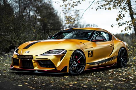 550 Hp Toyota Supra Is A Gold Bmw M4 Killer Carbuzz