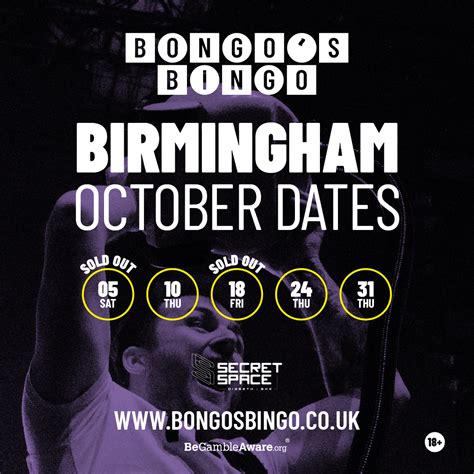 Bongos Bingo Birmingham Dates