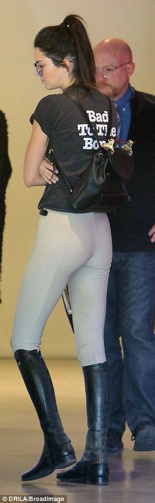 kendall jenner shows off her long legs in super tight jodhpurs in la daily mail online