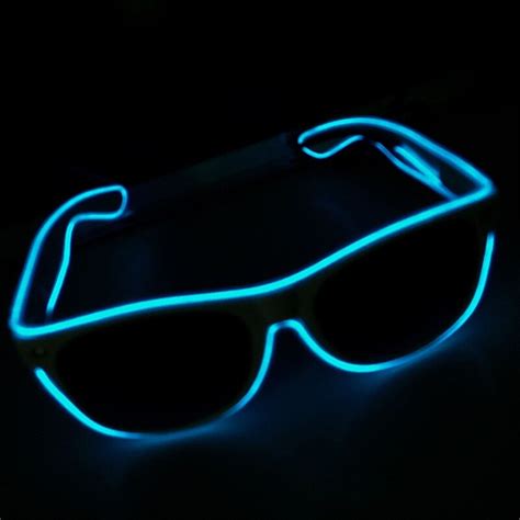 Buy Fashion Women And Men Flashing Glasses El Wire Led Glasses Halloween Party