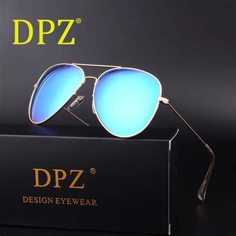 dpz brand classic polarized sunglasses men women reflective hot rays