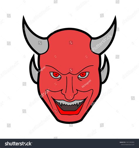 Angry Devil Hell Wild Demon Stock Vector Royalty Free 1921290383