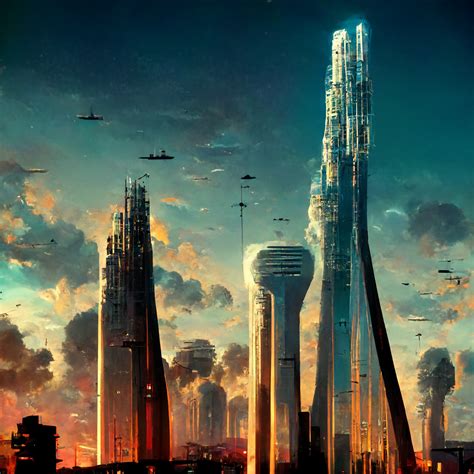 Artstation City Of Tomorrow A Vision Of The Future In A Futuristic