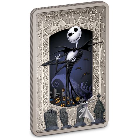 Spooky Silver Coin Celebrates Jack Skellington From Disneys The