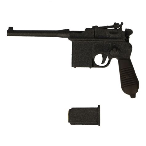 Pistolet Mauser C96 Noir Machinegun