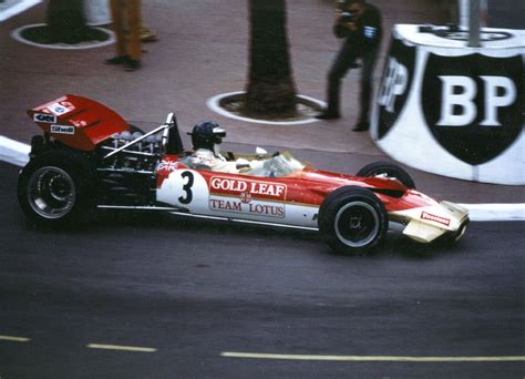 Jochen Rindt Lotus 49c On His Way For The Win Monaco1970 Grand Prix