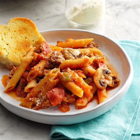 Meaty Pasta Casseroles Recipe Taste Of Home