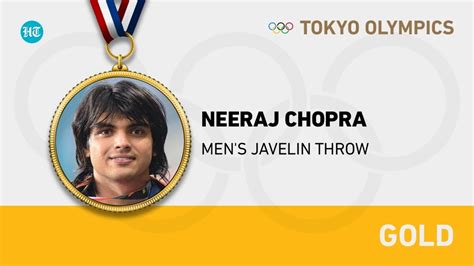 Tokyo Olympics Indias Neeraj Chopra Wins Historic Gold Medal In Mens