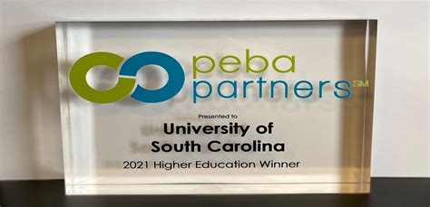 Uofsc Receives Peba Partners Award Human Resources University Of