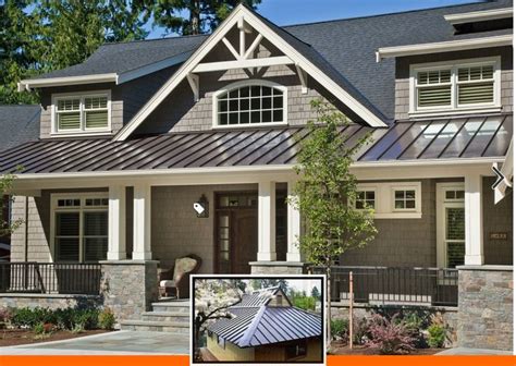 Metal Roof Colors For Gray House And Different Colors Metal Roofing In