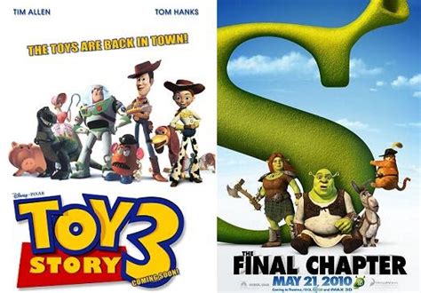 O Mundo Dos Cinéfilos Toy Story 3 Shrek Para Sempre E O Futuro