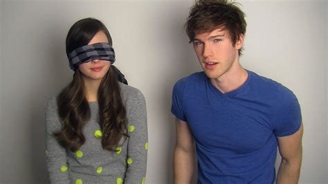 Blindfolded Touching Challenge With Tiffany Alvord Youtube