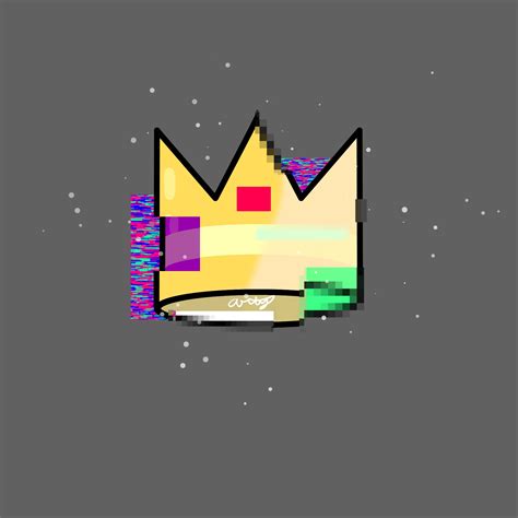 Glitchy Crown By Arty Flare On Deviantart